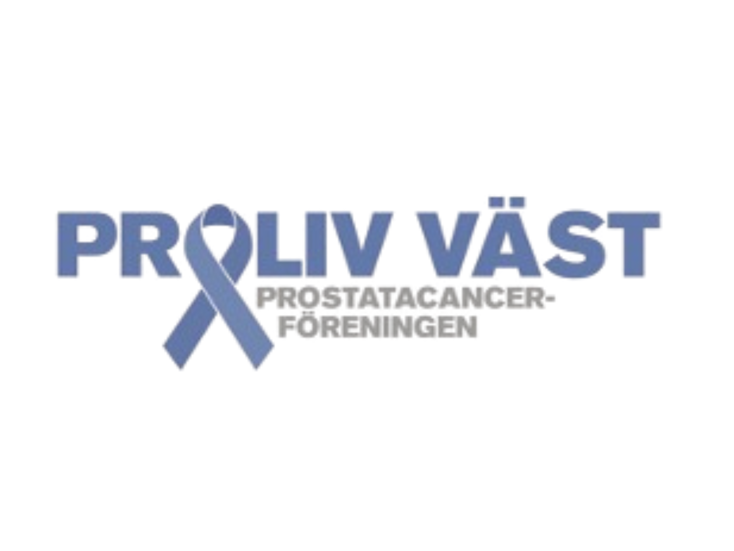 Logotyp för Proliv Väst i blå och svart 