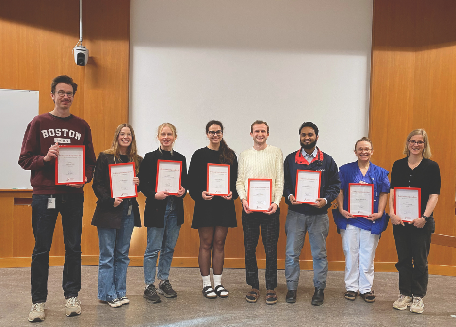 doktorander som fått diplom